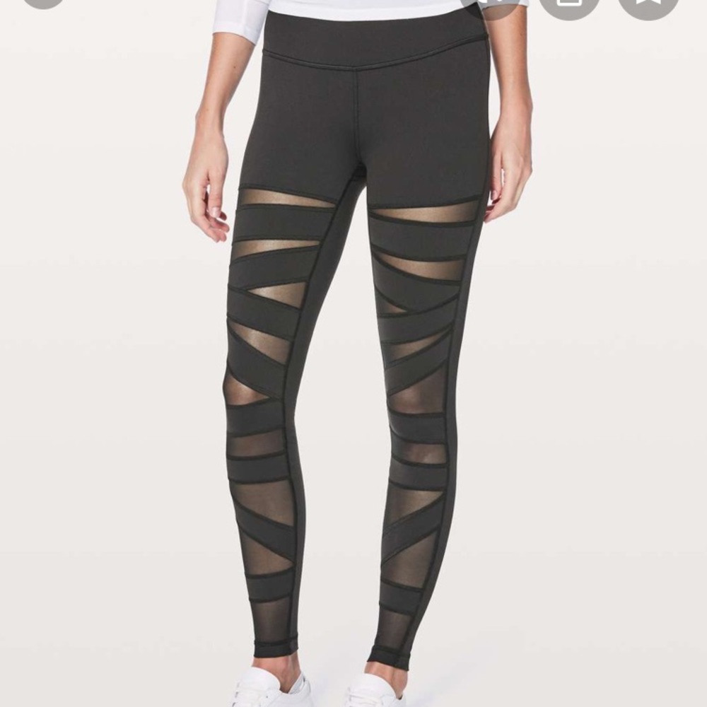 Lululemon Wunder Under pant (tech mesh)